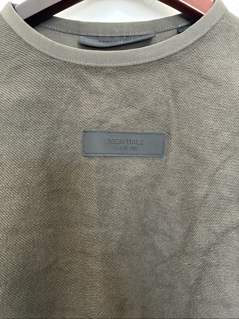FEAR OF GOD ESSENTIALS Logo Patch Elasticated Waistband Sweatshirt Athleisure XS - Picture 6 of 14